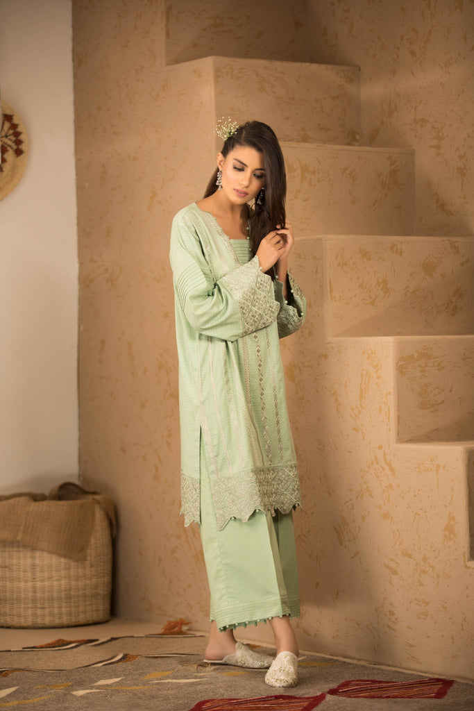 Sapphire Naqsh Dar Lawn Eid Collection Vol-V – Dusky Blue B