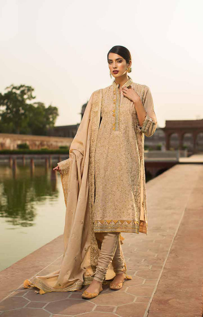 Gul Ahmed Glamorous Luxury Limited Eid Edition 2019 – 3 PC Embroidered Suit EA-85