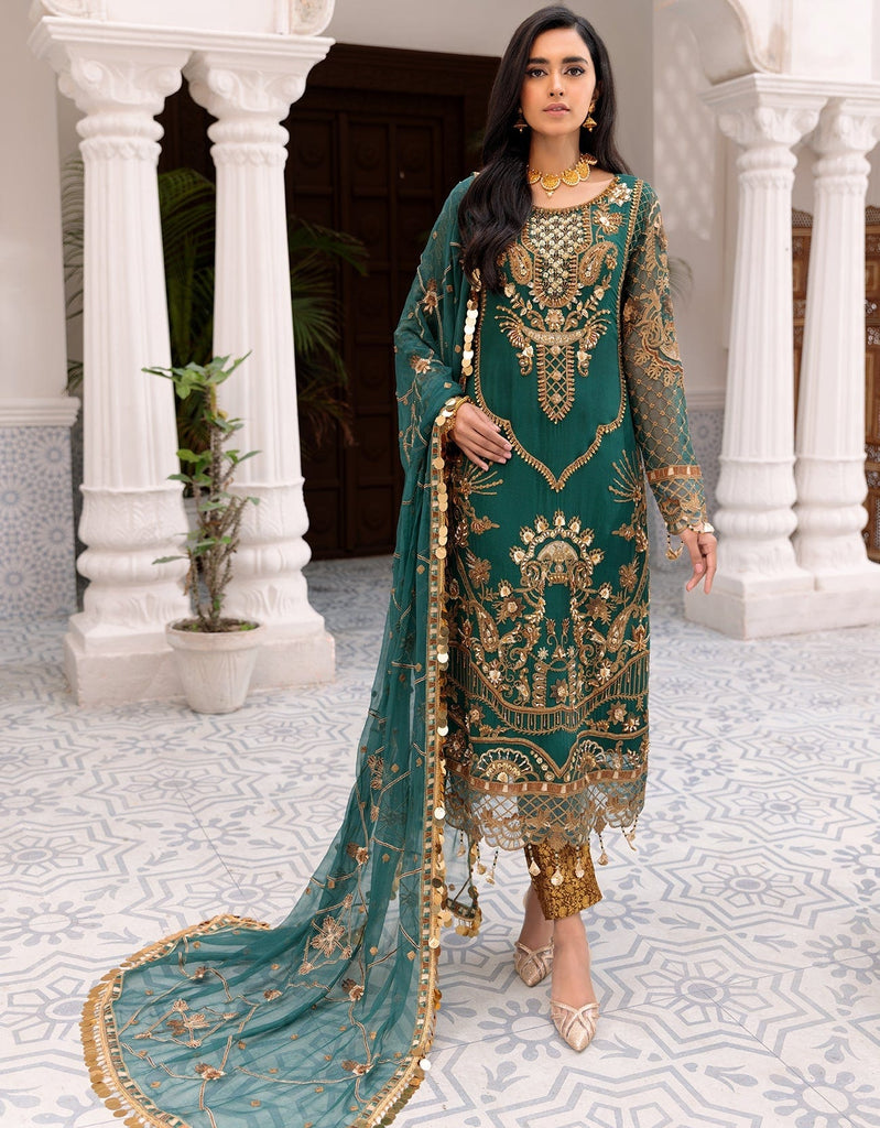 Emaan Adeel Formal Chiffon Collection Belle Robe Vol-3 – BL 306