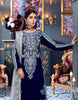 Emaan Adeel Makhmal Luxury Velvet Collection – Royal blue (MKH 2)