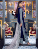 Emaan Adeel Makhmal Luxury Velvet Collection – Royal blue (MKH 2)