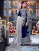 Emaan Adeel Makhmal Luxury Velvet Collection – Royal blue (MKH 2)