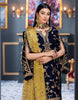 Emaan Adeel Makhmal Luxury Velvet Collection – Sapphire blue (MKH 8)