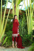 Rangreza Embroidered Chiffon Collection by Emaan Adeel – Fierce Crimson