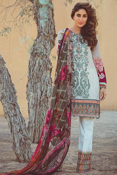 Faraz Manan Crescent Lawn Collection 2016 – FM07 Sahara Express - YourLibaas
 - 1