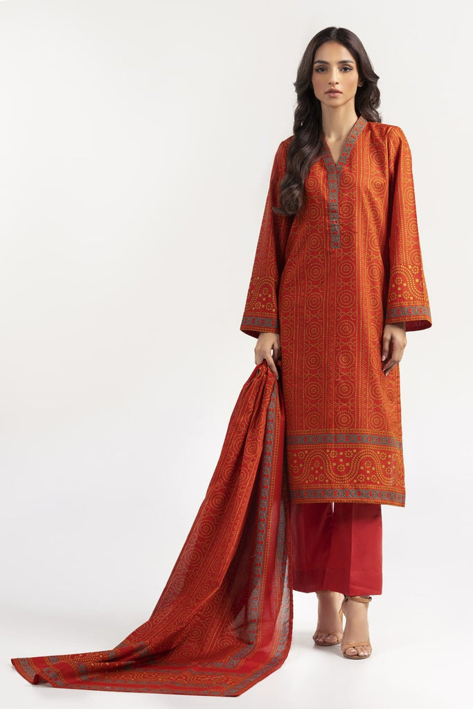 Gul Ahmed Summer 2022 · Chunri Collection – 3PC Chunri Lawn Suit CL-22137 B