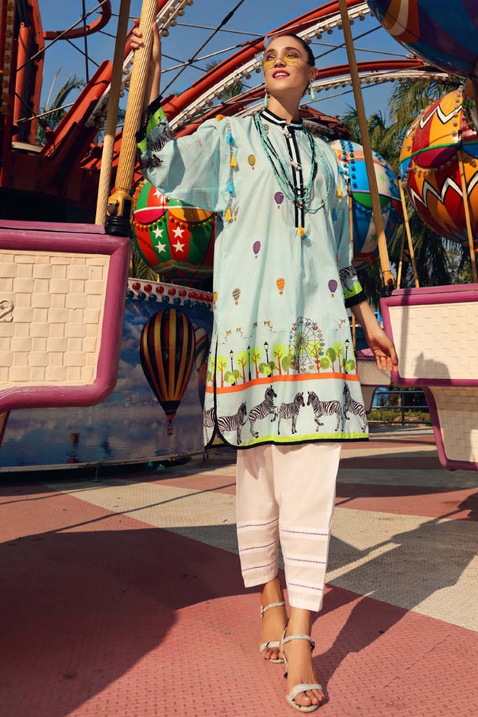 Gul Ahmed Summer 2022 · Essential 1 PC Collection – 1 PC Digital Printed Lawn Shirt SL-852