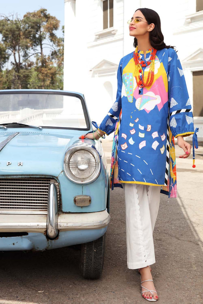 Gul Ahmed Summer 2022 · Essential 1 PC Collection – 1 PC Digital Printed Lawn Shirt SL-986