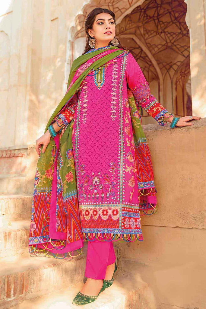 Gul Ahmed Summer 2022 · Essential 3PC Collection – 3PC Gold Printed Lawn Suit CL-22169