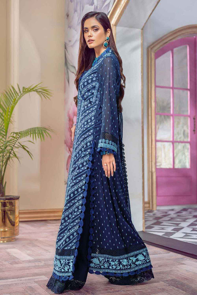 Gul Ahmed Summer 2022 · Premium Collection – 3PC Swiss Voile Embroidered Suit LSV-22021