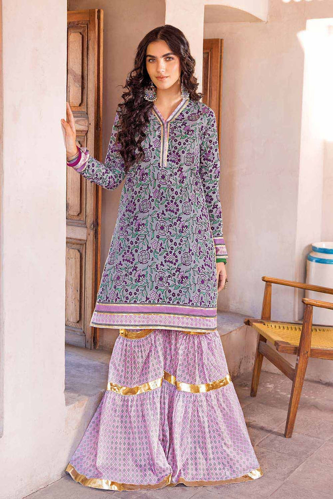 Gul Ahmed Summer Vintage Garden – 2PC Lawn Printed Shirt Trousers Suit TL-32027 A