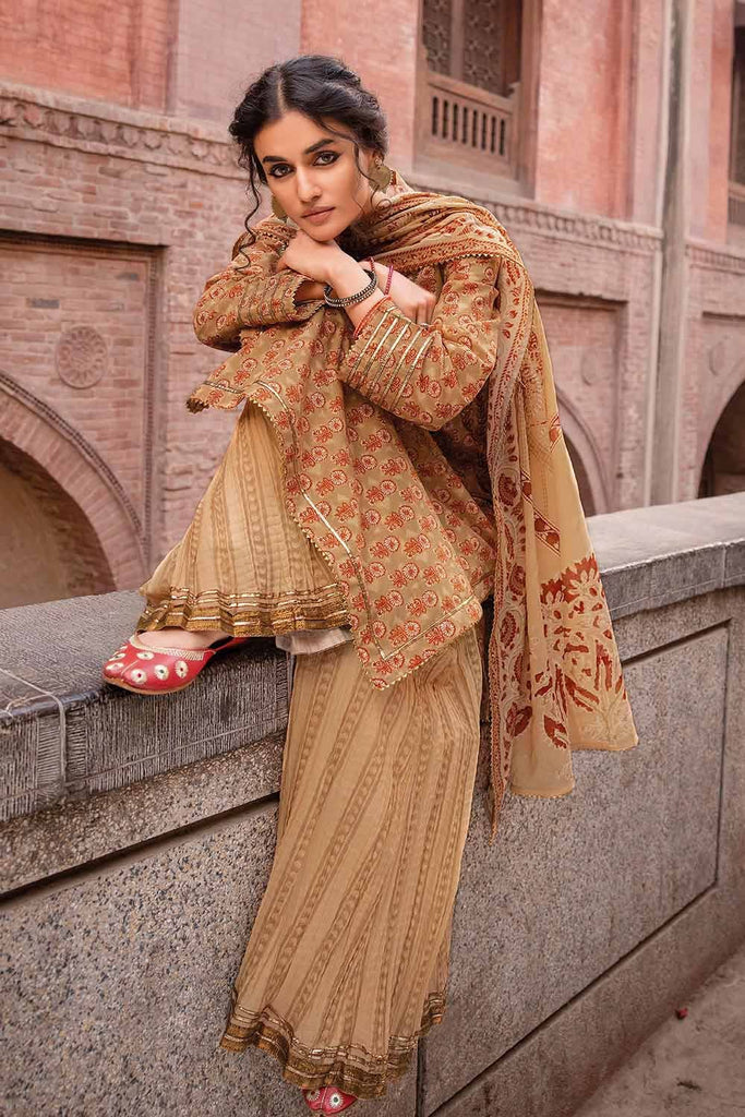 Gul Ahmed Summer Vintage Garden – 3PC Lawn Foil Printed Suit CL-32445 A