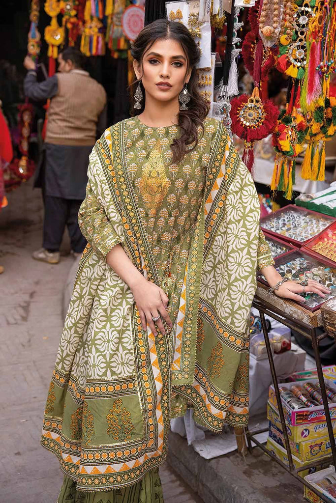 Gul Ahmed Summer Vintage Garden – 3PC Lawn Foil Printed Suit CL-32446 B