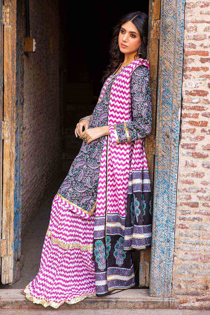 Gul Ahmed Summer Vintage Garden – 3PC Lawn Printed Suit CL-32234 B