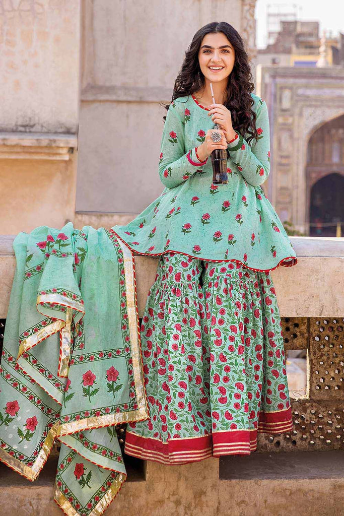 Gul Ahmed Summer Vintage Garden – 3PC Lawn Printed Suit CL-32239 B