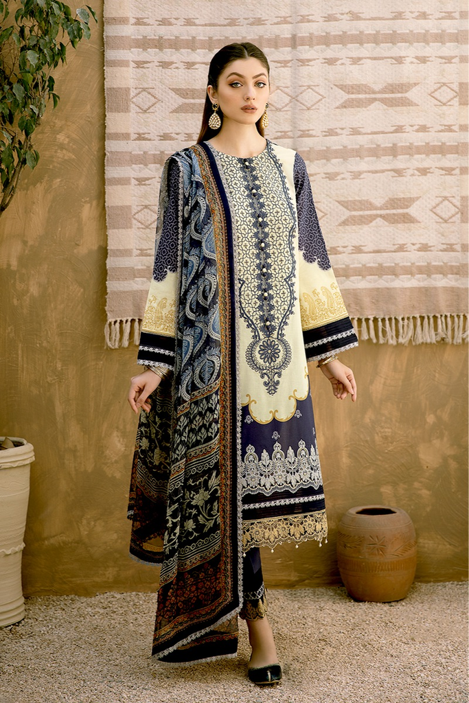 Aabyaan Luxury Lawn Eid Collection '21 – KASHISH (AE-02)
