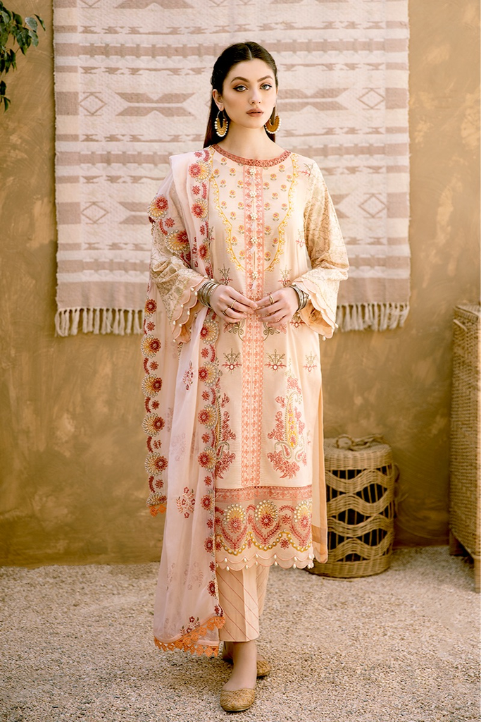 Aabyaan Luxury Lawn Eid Collection '21 – INAAYA (AE-08)