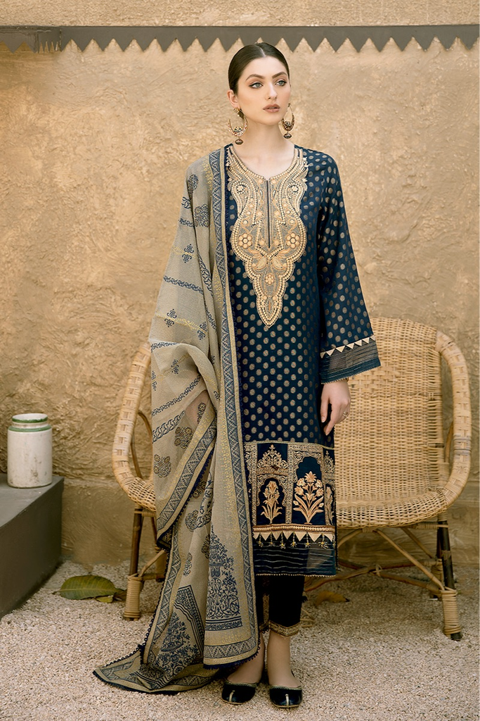 Aabyaan Luxury Lawn Eid Collection '21 – KAAVISH (AE-06)