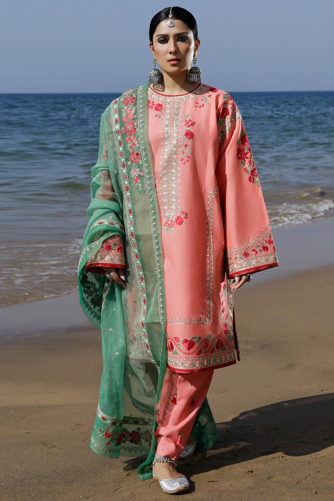 Zara Shahjahan x Ayeza Khan Luxury Lawn Collection 2024 – JIYA-6A