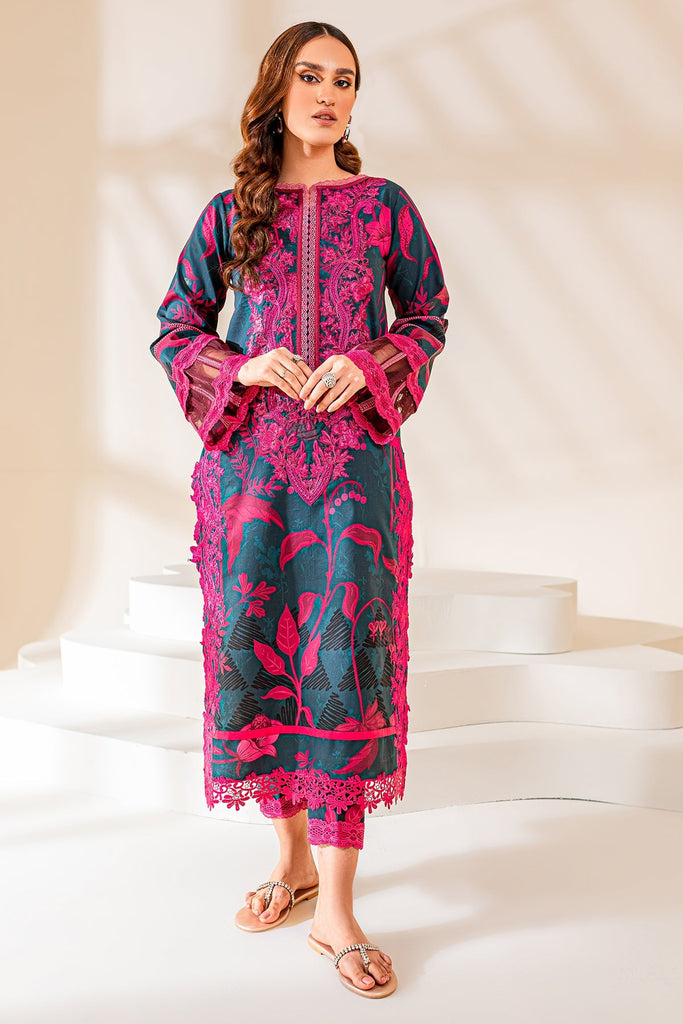 Jade Flora Cotton Satin 2PC Collection – D-20079