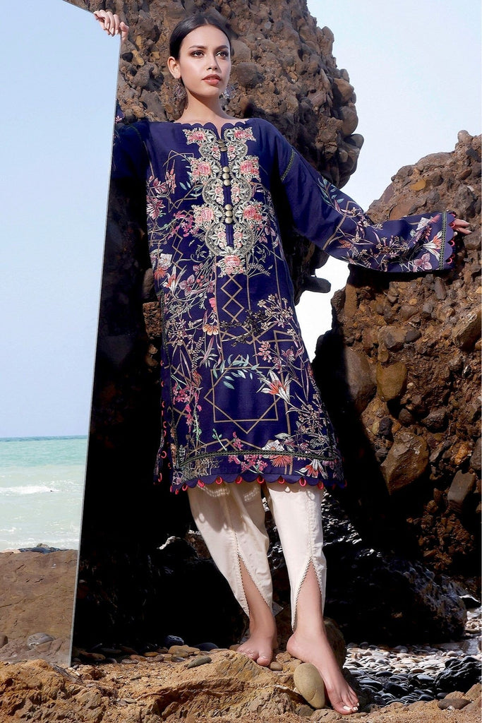 Jade by Firdous · Winter Solitaire Kurti – K-19855