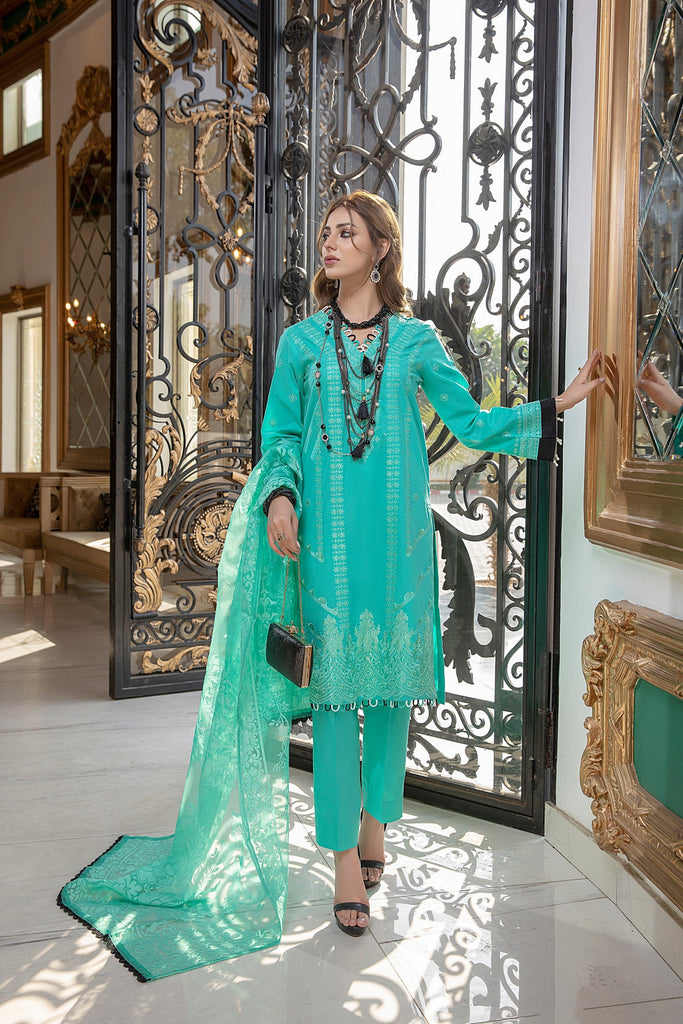 Kalyan Embroidered Lawn Collection (with Burnout Dupatta) – KBO-2