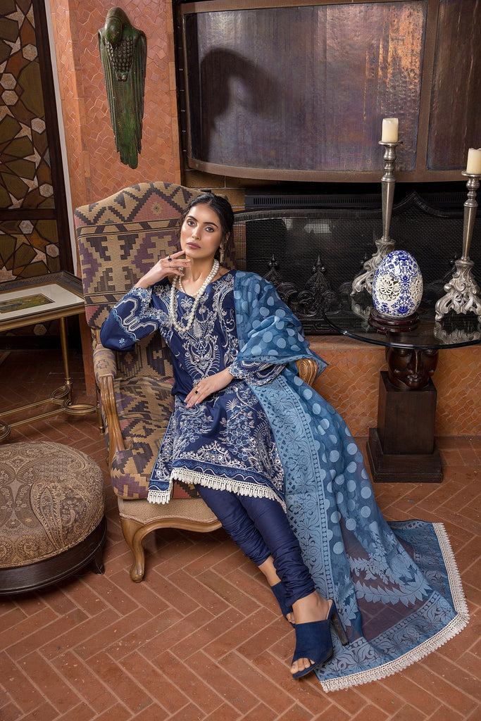 Kalyan Embroidered Lawn Collection (with Burnout Dupatta) Vol-2 – KB022-8