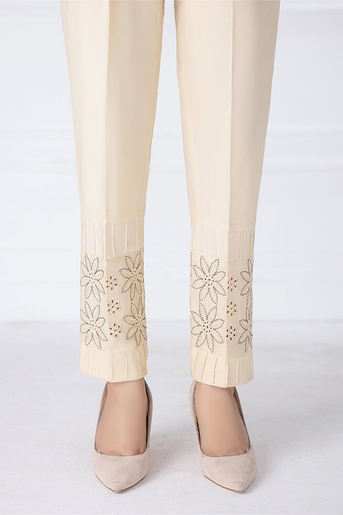 LSM Lakhany 1 Piece Embroidered Cambric Stitched Trouser – T-2847 (BG)