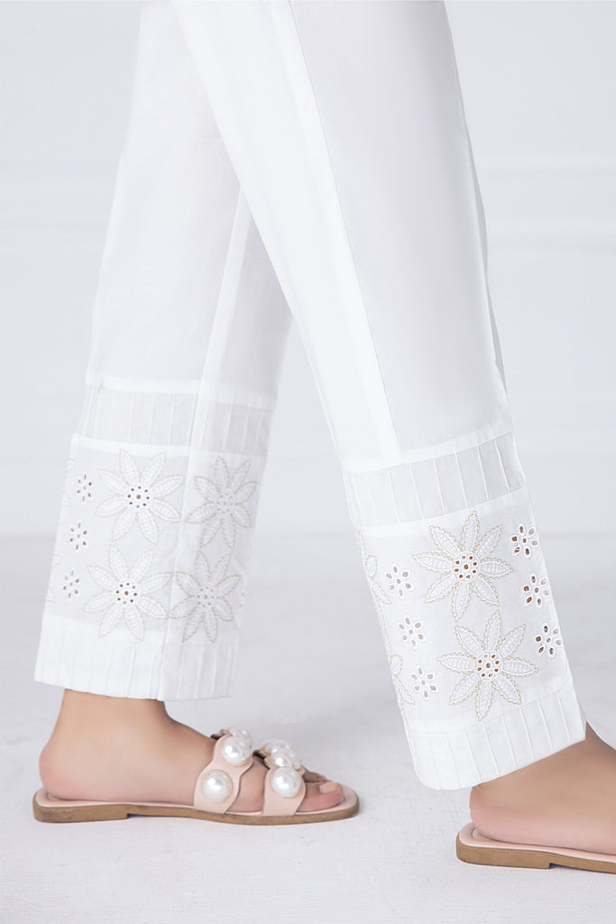 LSM Lakhany 1 Piece Embroidered Cambric Stitched Trouser – T-2847 (W)