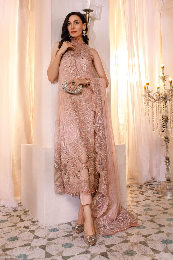 MARIA.B MBroidered Wedding Edition – Ash Pink (BD-2505)
