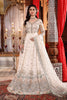 MARIA.B MBroidered Wedding Edition – Pearl White and Peachy Silver (BD-2502)