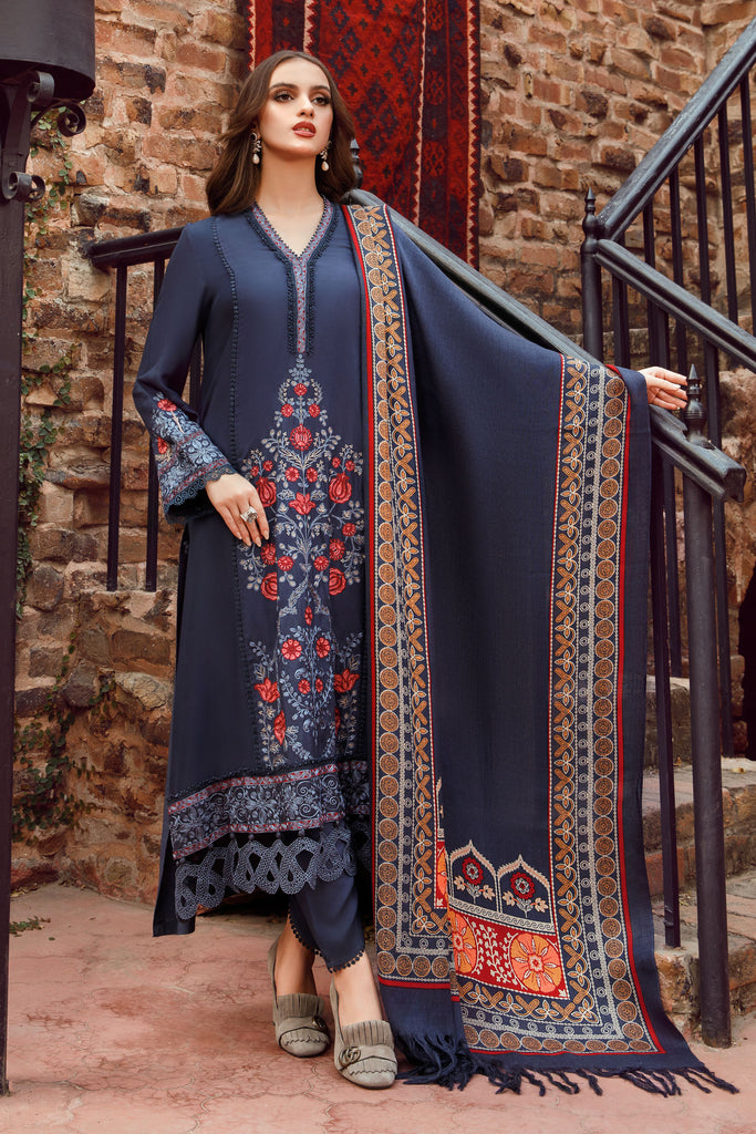 MARIA.B MPrints Winter Collection (with Shawl) – MPT-1602-B