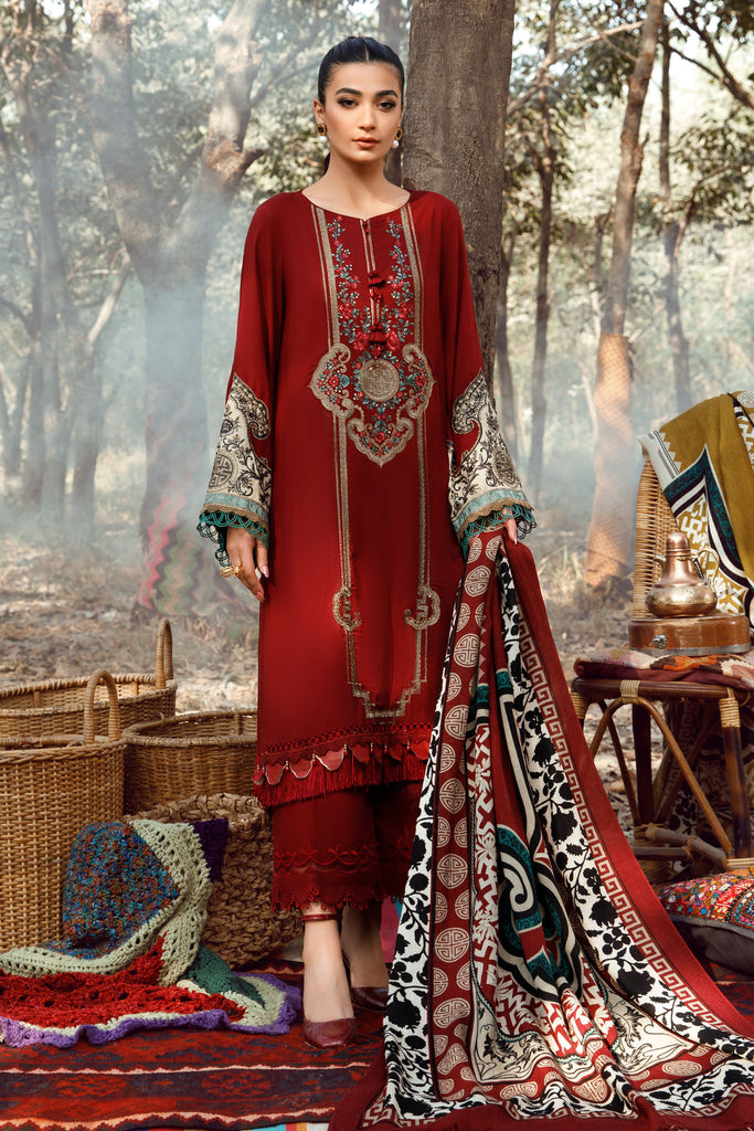 MARIA.B MPrints Winter Collection (with Shawl) – MPT-1605-B