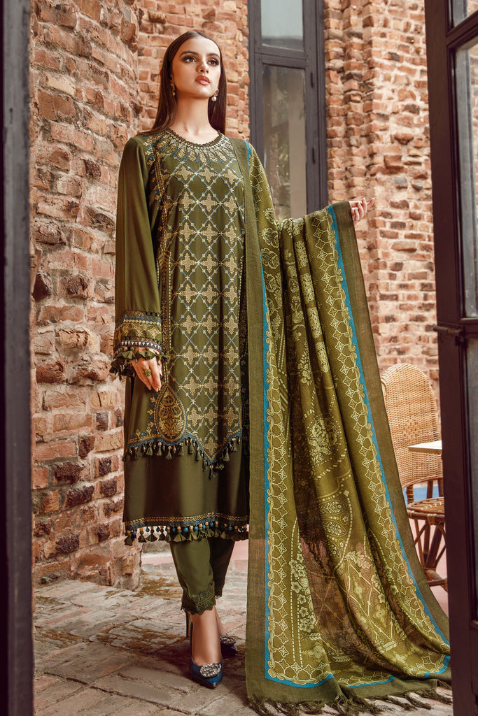 MARIA.B MPrints Winter Collection (with Shawl) – MPT-1608-A