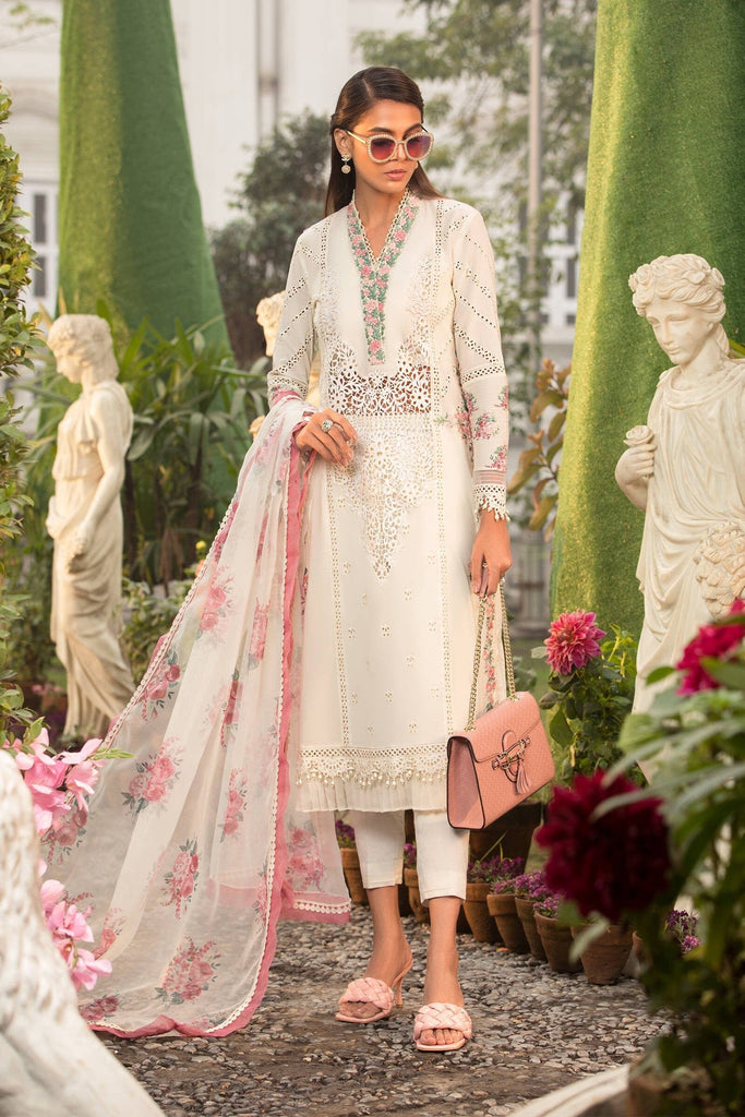 MARIA.B Mein Teri Aan Luxury Lawn Collection 2022 – D-2212-A