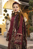 MARIA.B Linen Winter Collection 2020 – DL-807-Maroon and Beige