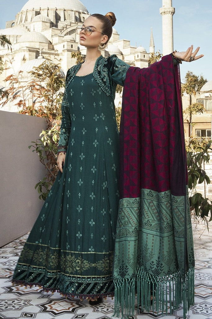 MARIA.B Linen Winter Collection 2020 – DL-801-Sea Green