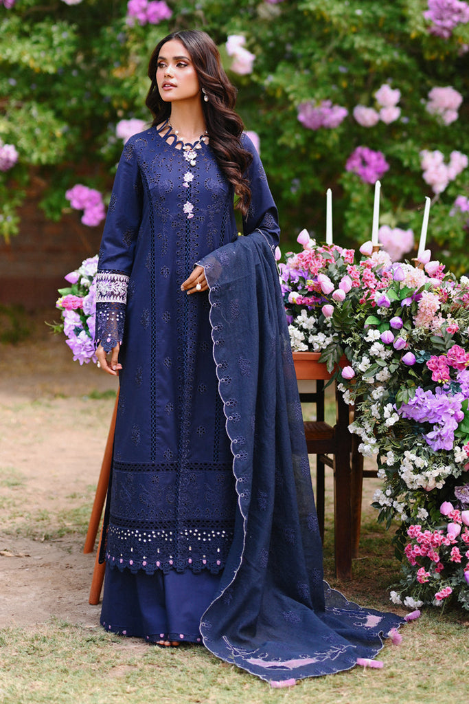 Qalamkar Chikankari Eid Edit Lawn Collection – CF-07  LEAH