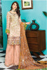 Maryam's Gold Luxury Embroidered Chiffon Collection Vol 7 – MG-76