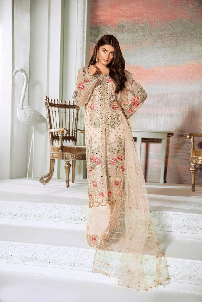 Maryum N Maria Luxury Chiffon Collection 2020 – Rust Nile(MMC-06)