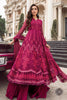 MARIA.B Luxury Chiffon Wedding Formals – MPC-23-107 Magenta Pink