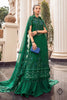 MARIA.B Luxury Chiffon Wedding Formals – MPC-23-108 Emerald Green