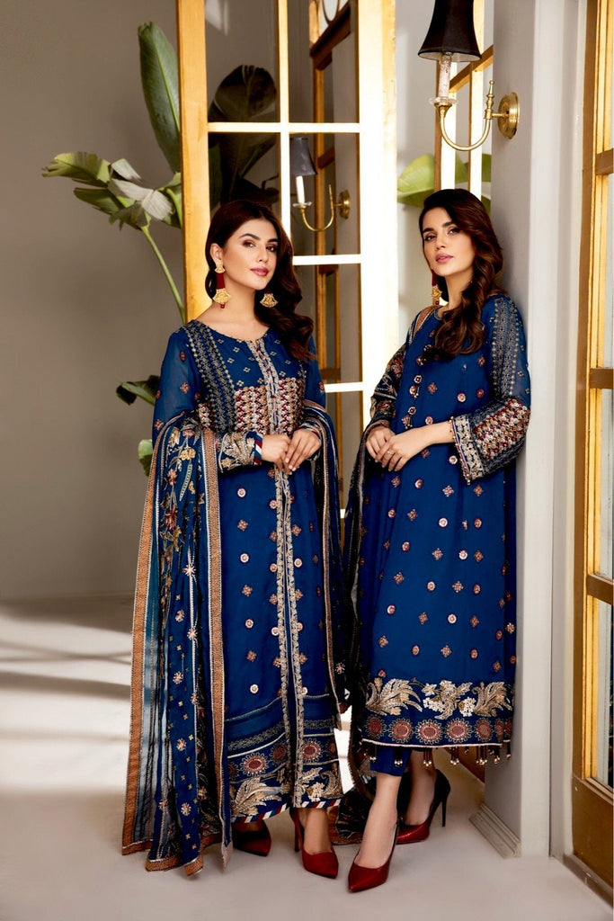 Alizeh Mahyar Embroidered Chiffon Festive Edition – Mahgul