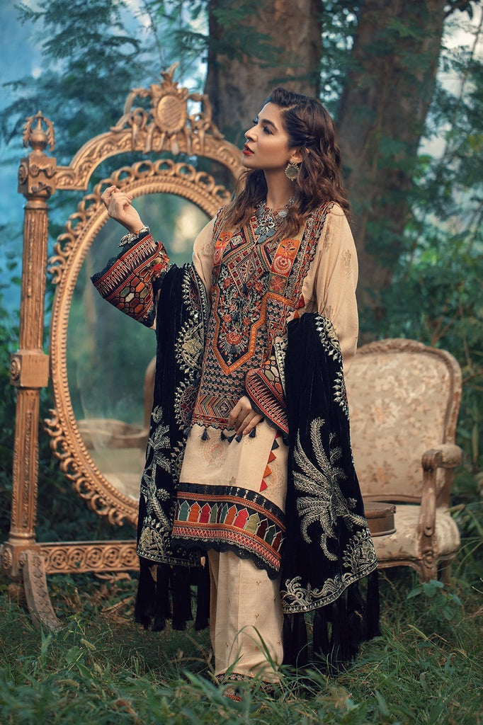 Maryam Hussain Winter Collection (with Shawl) – Eden