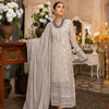 Merakish Luxury Embroidered Chiffon Collection – Cloud Gray