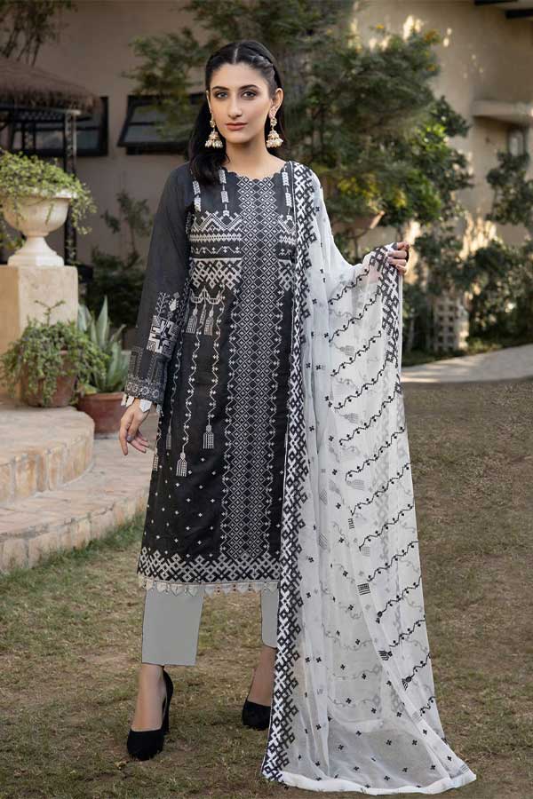 Schick Yasmeen Lawn Collection 2023 – D-1 White