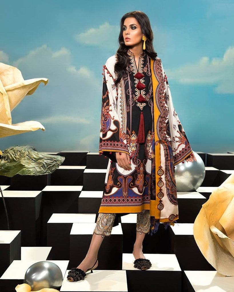Zaha by Khadijah Shah – 3pc Lawn Collection – Noemie (ZL-17A)