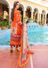 Naushad Imdad Luxury Lawn Collection 2022 – Orange Tiger - NI-LL-005