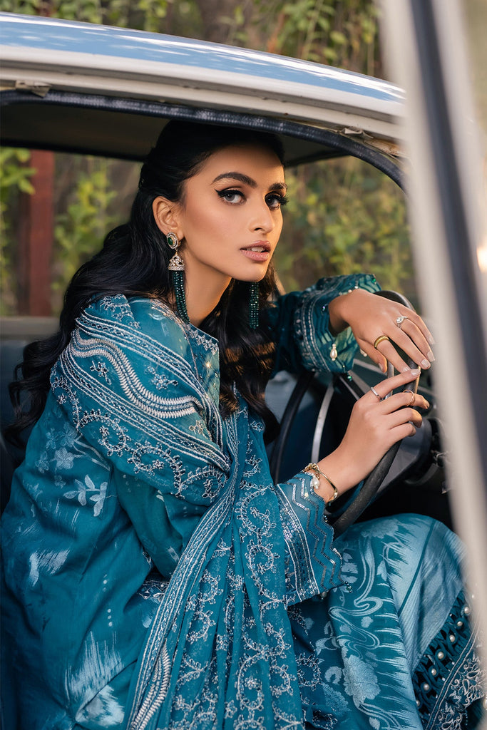 Nureh Maya Jacquard Slub Lawn Collection – NJ-48