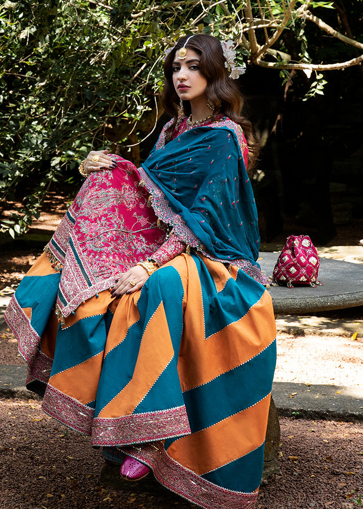 Hussain Rehar Roshan Luxury Lawn Collection 2023 – Kaner – YourLibaas UAE